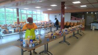 Amplification de la distribution d'aide alimentaire aux étudiants de l'université d'Orléans