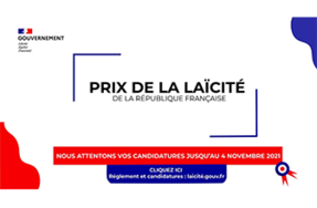 Lancement du Prix de la laïcité de la République française